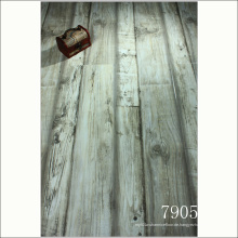 Rustikale Art-Reihen-weiße Farbrauch-Hauptboden-Laminat-Bodenbelag